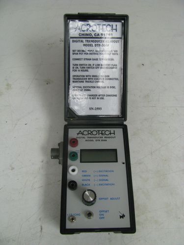 Acrotech Digital Transducer Readout MDL DTR-304A DG10