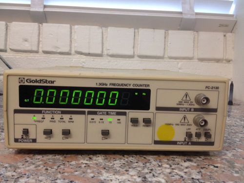 FC-2130 - GOLDSTAR 1.3GHZ FREQUENCY COUNTER