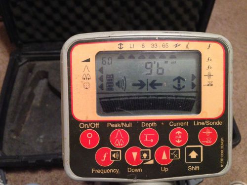 Radiodetection rd400 pdl2 ba1 receiver &amp; hctx-2 transmitter full kit!! for sale