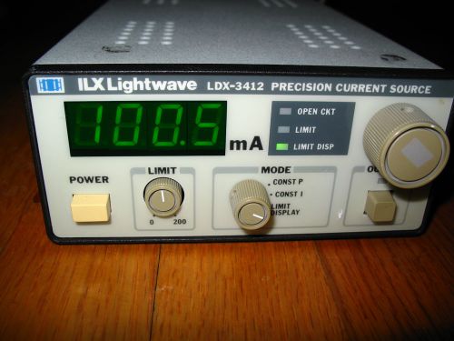 ILX Lightwave LDX-3412 Precision Laser Diode Driver Controller Current Source