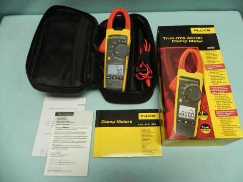 Fluke 375/wwg true-rms ac/dc clamp meter 3846439 for sale