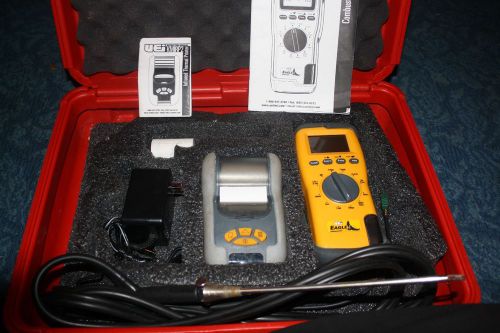 Uei c75 kit eagle combustion analyzer kit with infrared thermal printer (kmirp2) for sale