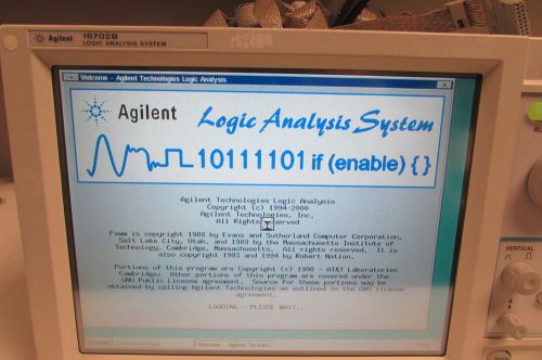 HP Agilent 16702B Logic Analyzerw/ 16522A, 16557D, 16533A Modules