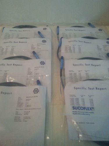 Huber + Suhner Sucoflex 104PE RF cable 1.5m SMA to SMA DC-18GHz BRAND NEW