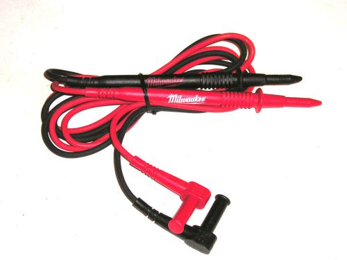 NEW MILWAUKEE INDUSTRIAL CAT.III 1000V / 20A ELECTRICAL TEST PROBE SET