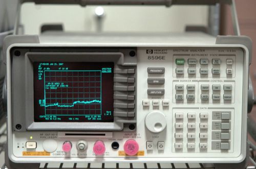 Agilent / hp 8596e 9 khz to 12.8 ghz spectrum analyzer w/opt 041 105 130 151 160 for sale