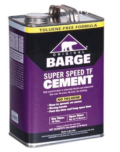 BARGE Super Speed TF CEMENT 1 Gallon Waterproof Flexible Cement Glue Adhesive 1g