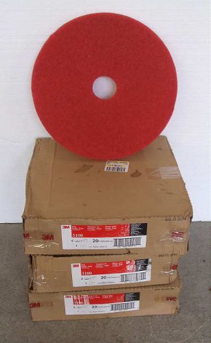 3m 20&#034; floor buffer pads (new) for sale
