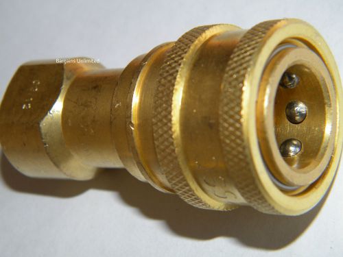 Carpet Cleaning - Brass F-Quick Disconnect 1/4&#034;