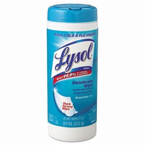 LYSOL Wipes Micro Lock Fiber, Spring Waterfall Scent, 12 Containers (REC 81146)