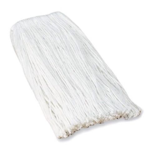 Abco rayon mop head, 4-ply  1&#034; tailband white for sale