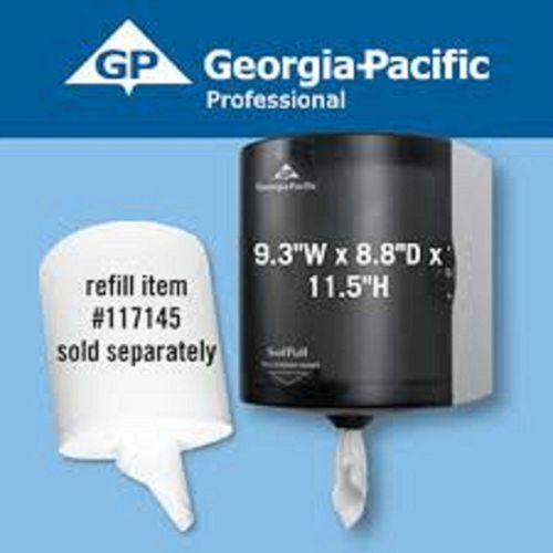 Georgia pacific centerpull paper towel dispenser in translucent smoke for sale