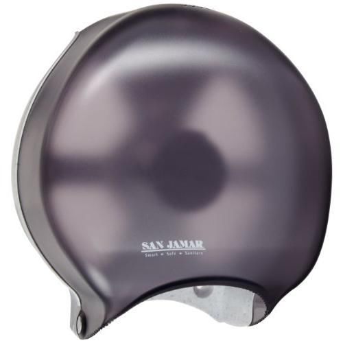 San Jamar R2000TBK Stainless Steel Single Jumbo Roll Toilet Tissue Dispenser New