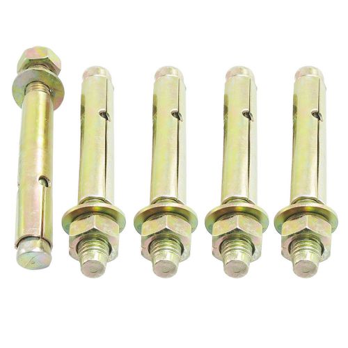 3 pcs expansion bolt m12 x 120mm hex nut sleeve anchors tool for sale
