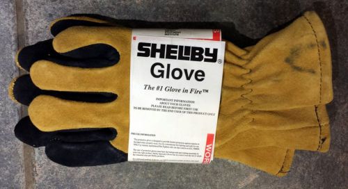 Shelby Glove FDP Leather Firefighting Gloves RT7100 5226 Size XS Gold/Black