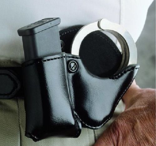 Desantis A15SAJJZ0 Right Hand Black Double Play Handcuff/Magazine Pouch Glock 19