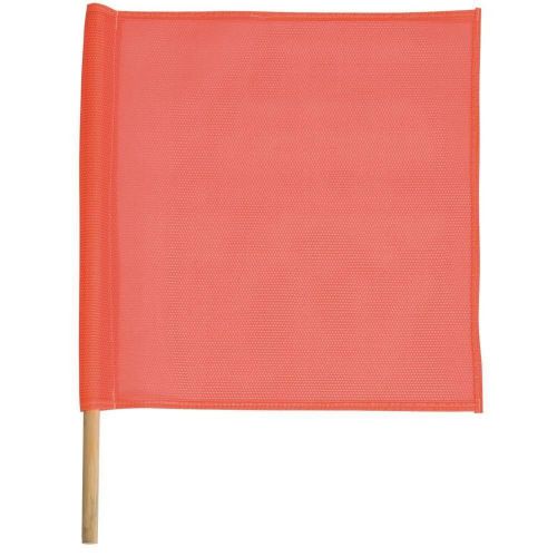 Mesh traffic flag - standard mesh highway safety flags - 18&#034; x 18&#034; x 27&#034; for sale