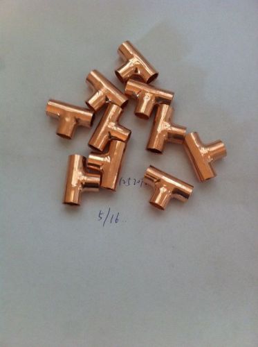 10pcs  5/16&#034;  copper tee c x c x c nsf international/ crn approved for sale
