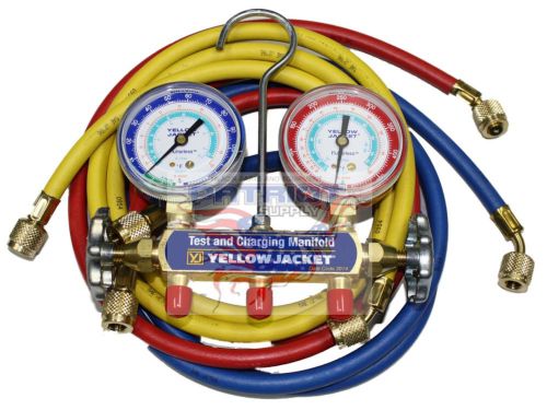 New! yellow jacket 41315 manifold 60&#034; hose r22/134a/404a *f for sale