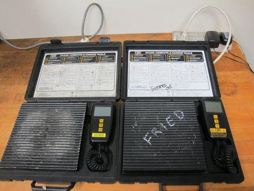 2 CPS CC220 COMPUTE A CHARGE REFRIGERANT SCALES