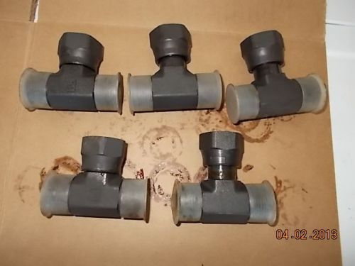 Five PARKER 12 S6LO-S Parker #12 Male O-ring Hydraulic Fitting Ford Cat