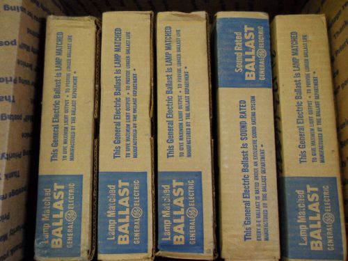 (H6) 1 NEW MIXED LOT OF 5 G.E. 7G1600AW BALLASTS