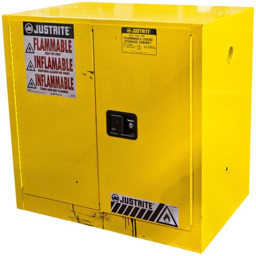 Justrite sure-grip ex 893300 flammable liquid storage cabinet 30 gal (114 liter) for sale