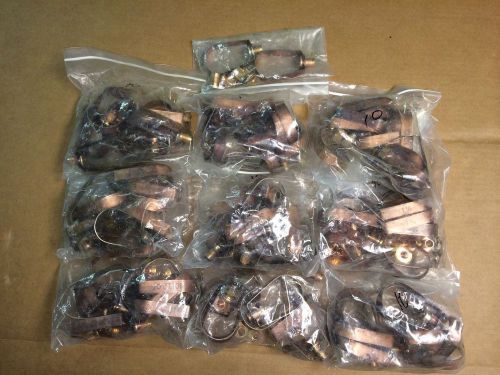 1.5 INCH COPPER PLATED SWIVEL HANGER RINGS - LOOP PIPE HANGERS NEW *LOT OF 92*