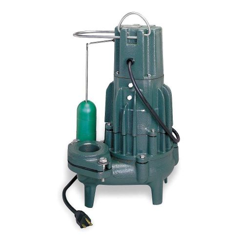 Zoeller submersible sewage pump, 0.5hp, 115v, 42 ft model m292 for sale