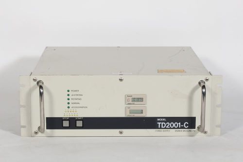 Osaka Vacuum TD2001 Turbo Pump Controller, Power Supply