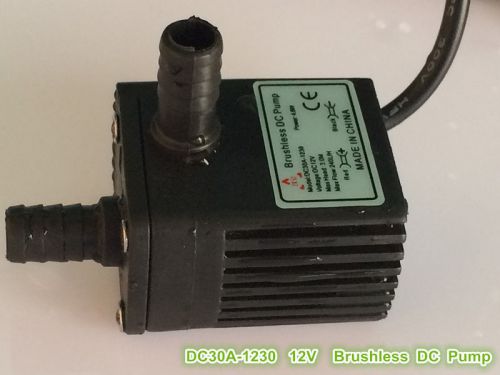 New model 30a-1230 240lph 3m 4.2w micro brushless dc pump waterproof submersible for sale