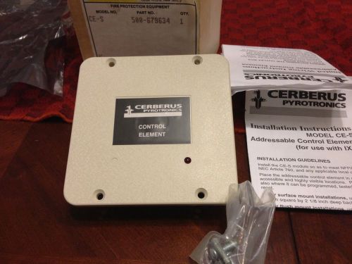 CERBERUS PYROTRONICS SIEMENS CONTROL ELEMENT CE-S Use With IXL Fire Alarm
