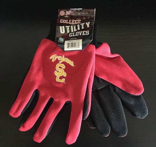 USC TROJANS NCAA SPORT UTILITY GLOVES NCAA BY COLLEGIATE LICENSED PRODUCT E7