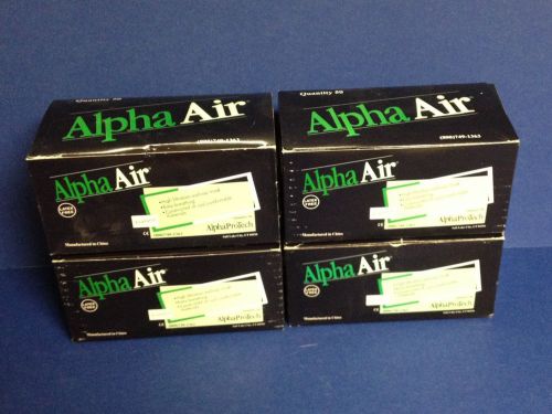 Alphaprotech high filtration earloop dust masks~ lot of 4 boxes! gr 5005 bl 5005 for sale