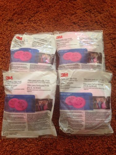 3M Particulate Filter P100 2097 LOT OF 4 PACKS!NEW!