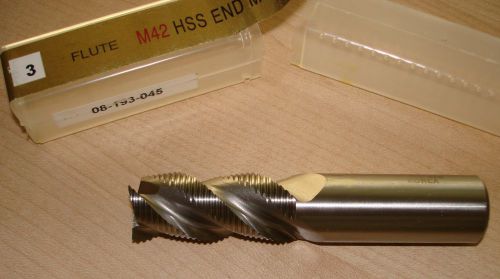 Ttc 3/4&#034;  3 flutes  hss rough end mill  &#034;brand new&#034; 08-193-045 for sale