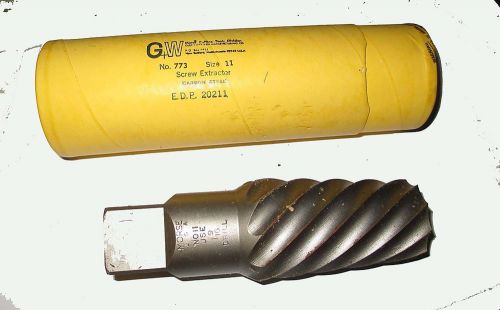 New morse #773 screw extractor - size #11 - large end 1 7/8&#034;, small end 1 1/2&#034; for sale