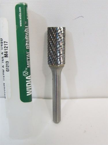 Widia / Metal Removal M41217, 1/2&#034; x 1&#034;, Double Cut, Cylindrical Carbide Bur
