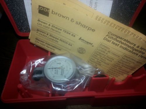 Brown &amp; sharpe interapid 312b-2 .0005&#034; dial test indicator - brand new - w/ case for sale