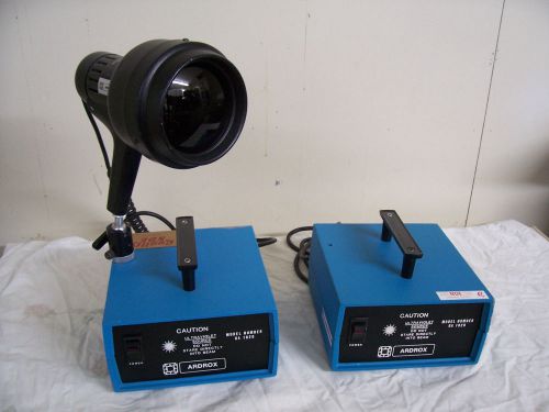 One inspection UV black ligth with two Ardrox UA 1020 generators/transformers