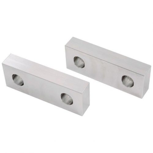 6(l) x 2(h) x 1(w) aluminum vise jaws with no holes (3900-2187) for sale