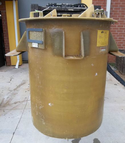 Gpi fiberglass pit open top drop in floor mounting mixer mixing tank 133 gallon for sale