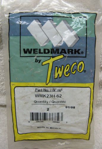 Tweco nozzle oem 23h-62 no3 mig weld gun hd insul copper 5/8 bore threaded 2-pak for sale