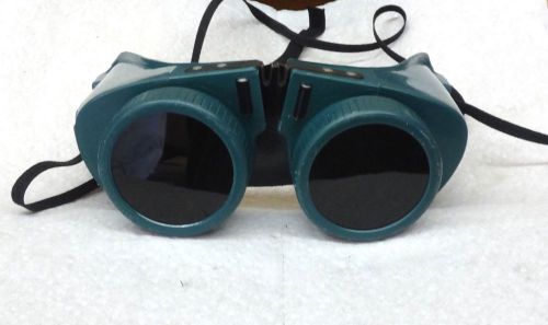 GATEWAY WELDING GOGGLES WITH 4 LENSES IN VERY GOOD CONDITION STEAMPUNK U.S.A.