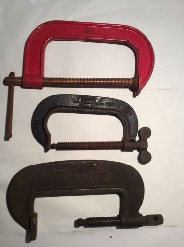 large vintage clamps, MARK 106, MARK 5, carpentry / woodworking