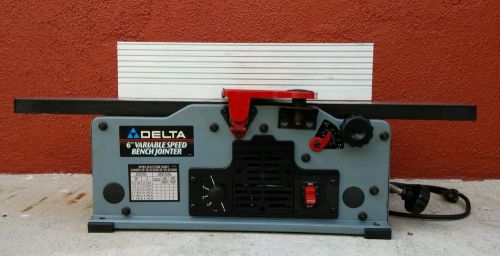 Delta 6&#034; variable speed bench jointer