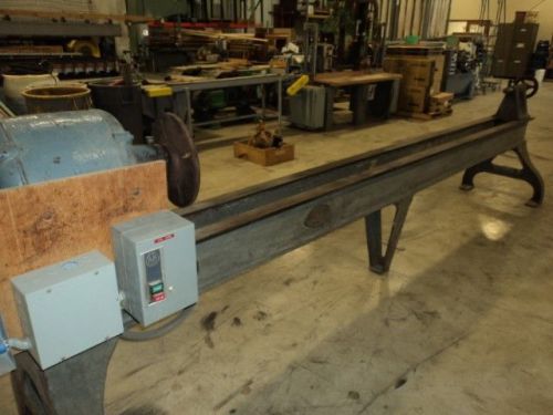 Yates american #9 10&#039; capacity 5hp heavy duty wood lathe with vs control for sale