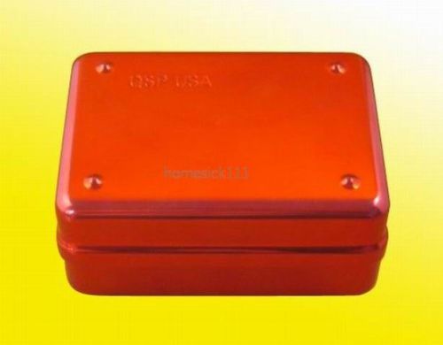 New 35 Holes Bur Holder Disinfection Box Endo Files Gutta Percha Points Red