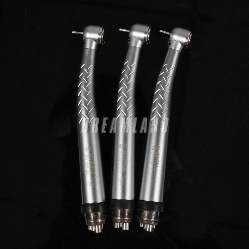 3x dental fiber optic led light handpiece high speed push button 6 hole fit kavo for sale