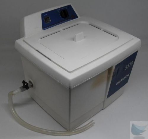 Bransonic 5510r-mth heated ultrasonic cleaner bath tested &amp; working for sale